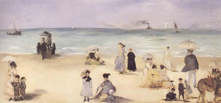 Sur la plage de Boulogne (mk40), Edouard Manet